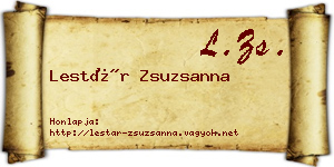 Lestár Zsuzsanna névjegykártya